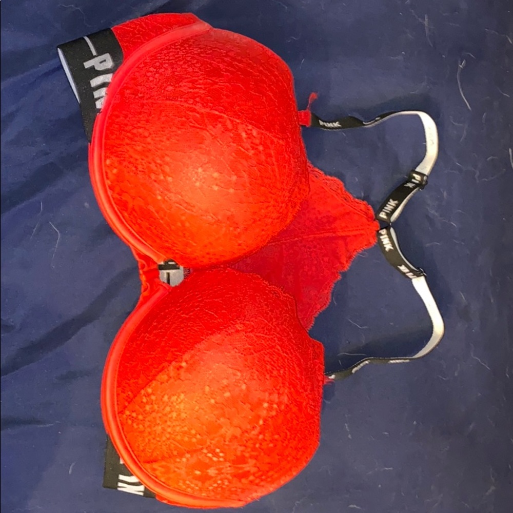 Pink bra